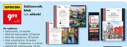Biedronka Ołówki do szkicowania Loozz Art oferta