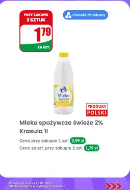 Dino Mleko spożywcze świeże 2% oferta