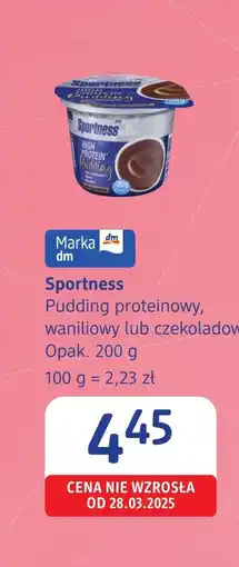 dm drogerie markt Pudding Sportness oferta