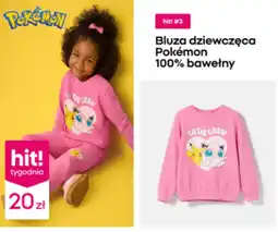 Pepco Bluza dziewczęca Pokemon oferta