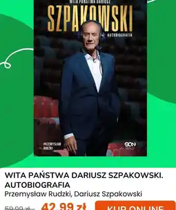 taniaksiazka.pl WITA PANSTWA DARIUSZ SZPAKOWSKI. AUTOBIOGRAFIA oferta