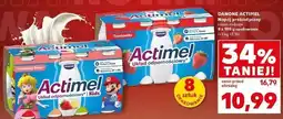 Kaufland Jogurt kids truskawka i banan Danone Actimel oferta