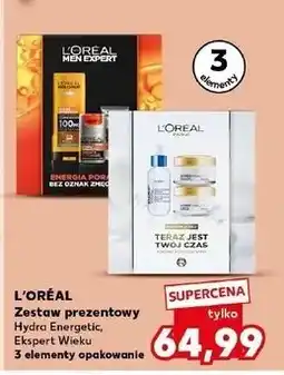 Kaufland Zestaw w pudełku: mleczko 200 ml + krem na dzień 50 noc L'oreal Ekspert Wieku 50+ oferta