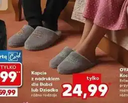 Kaufland Kapcie dla babci oferta
