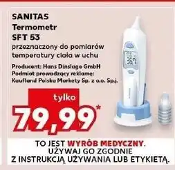 Kaufland Termometr kliniczny sft 53 Sanitas oferta