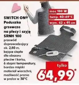 Kaufland Poduszka grzewcza srnh 100 Switch On oferta