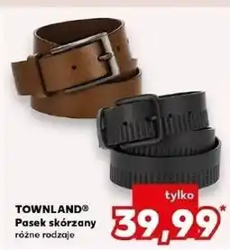 Kaufland Pasek męski skórzany Townland oferta