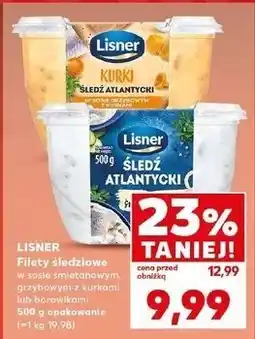 Kaufland Filety śledziowe w sosie z borowikami Lisner oferta