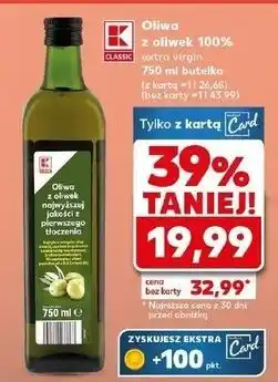 Kaufland Oliwa z oliwek extra virgin K-Classic oferta