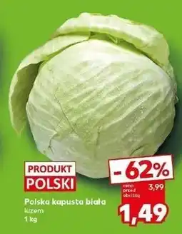 Kaufland Kapusta biała polska oferta