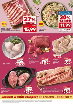 Kaufland Boczek wieprzowy ekstra bez kości oferta