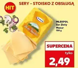 Kaufland Ser złoty mazur Mlekpol oferta