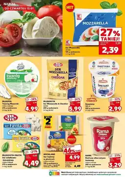 Kaufland Ser mozzarella K-Classic oferta