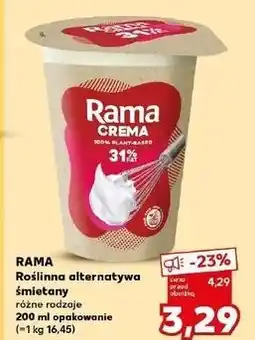 Kaufland Śmietana 31 % Rama Crema oferta