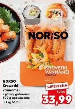 Kaufland Krewetki gotowane vannamei Norso oferta