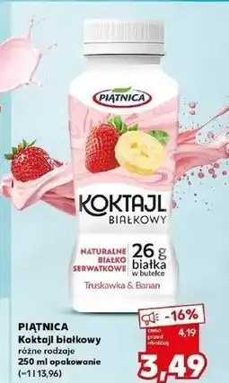 Kaufland Koktajl białkowy truskawka & banan Piątnica oferta