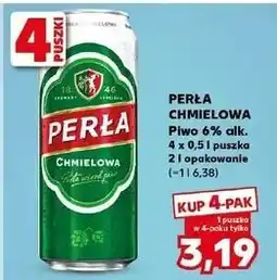 Kaufland Piwo Perła Chmielowa oferta