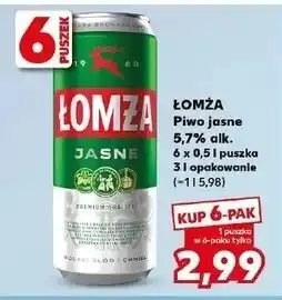 Kaufland Piwo Łomża Jasne (Dawniej Export) oferta