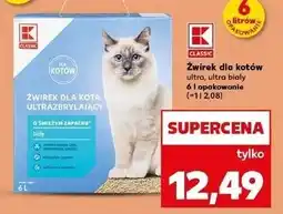 Kaufland Żwirek dla kota K-Classic oferta