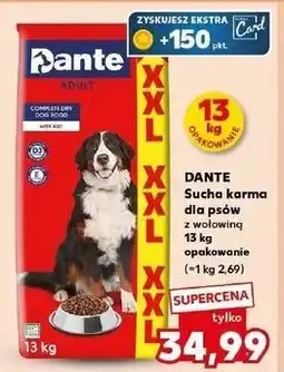 Kaufland Karma dla psów wołowina Dante oferta