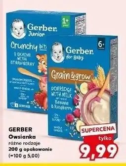 Kaufland Kaszka truskawkowa Gerber Junior oferta