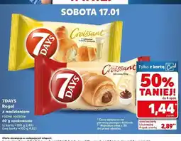 Kaufland Croissant z nadzieniem o smaku spumante 7 Days oferta
