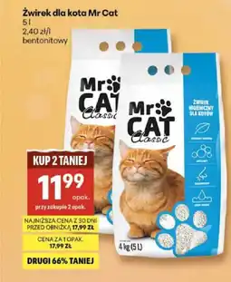 Delikatesy Centrum Żwirek dla kota Mr Cat oferta