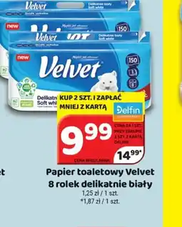 Delfin Velvet papier toaletowy oferta
