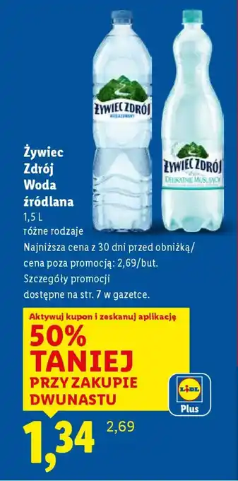 Żywiec Zdrój Woda źródlana