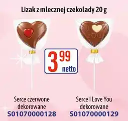 AT Lizak z mlecznej czekolady oferta