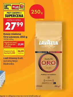 Biedronka Kawa mielona Oro Lavazza Qualità Oro oferta