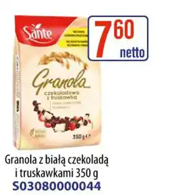 AT Sante Granola z białą czekoladą i truskawkami oferta
