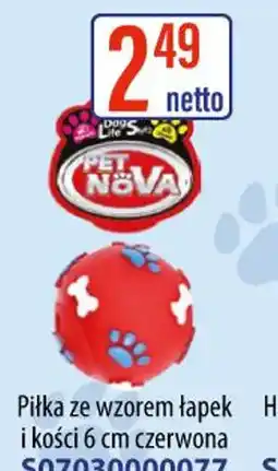 AT Pet Nova piłka ze wzorem łapek i kości oferta