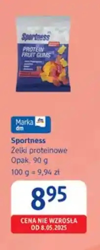 dm drogerie markt Sportness Zelki proteinowe oferta