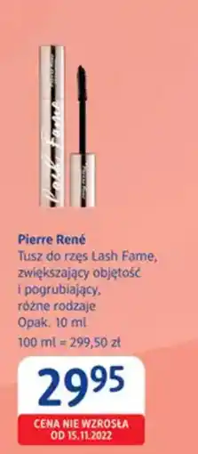 dm drogerie markt Pierre René Tusz do rzęs Lash Fame oferta