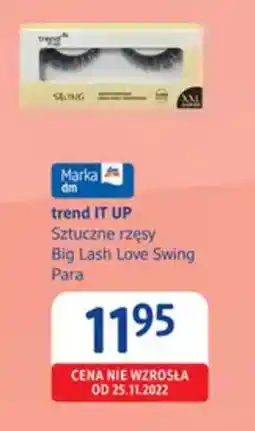 dm drogerie markt trend IT UP Sztuczne rzęsy oferta