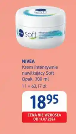 dm drogerie markt Nivea Krem intensywnie nawilżający Soft oferta