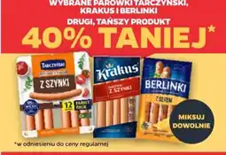 Netto Parówki Tarczyński Krakus Berlinki oferta