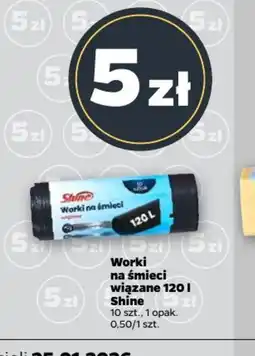 Netto Worki na śmieci wiązane Shine oferta