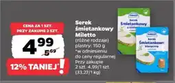 Netto Serek śmietankowy Miletto oferta
