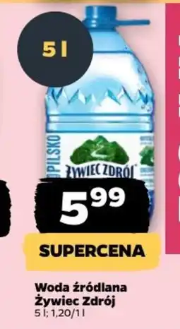 Netto Zywiec Zdrój Woda źródlana oferta