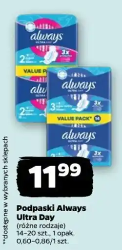 Netto Podpaski Always Ultra Day oferta