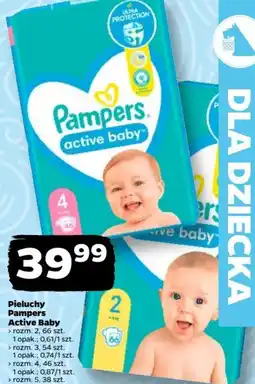 Netto Pampers Pieluchy Active Baby oferta
