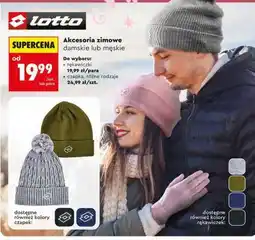 Biedronka Akcesoria zimowe damskie lub męskie oferta