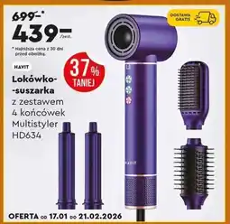 Biedronka Lokówko-suszarka z zestawem 4 końcówek Multistyler HD634 oferta