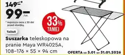 Biedronka Suszarka teleskopowa na pranie Maya WR4025A oferta