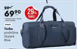 Biedronka Torba podróżna Skylark Blue oferta