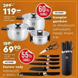 Biedronka Komplet garnków ze składanymi uchwytami Handy Smart, 6 el oferta