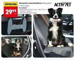 Biedronka Akcesoria samochodowe dla pupila oferta