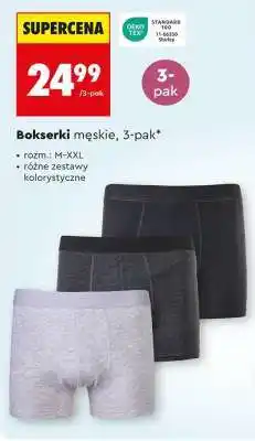 Biedronka Bokserki męskie, 3-pak oferta